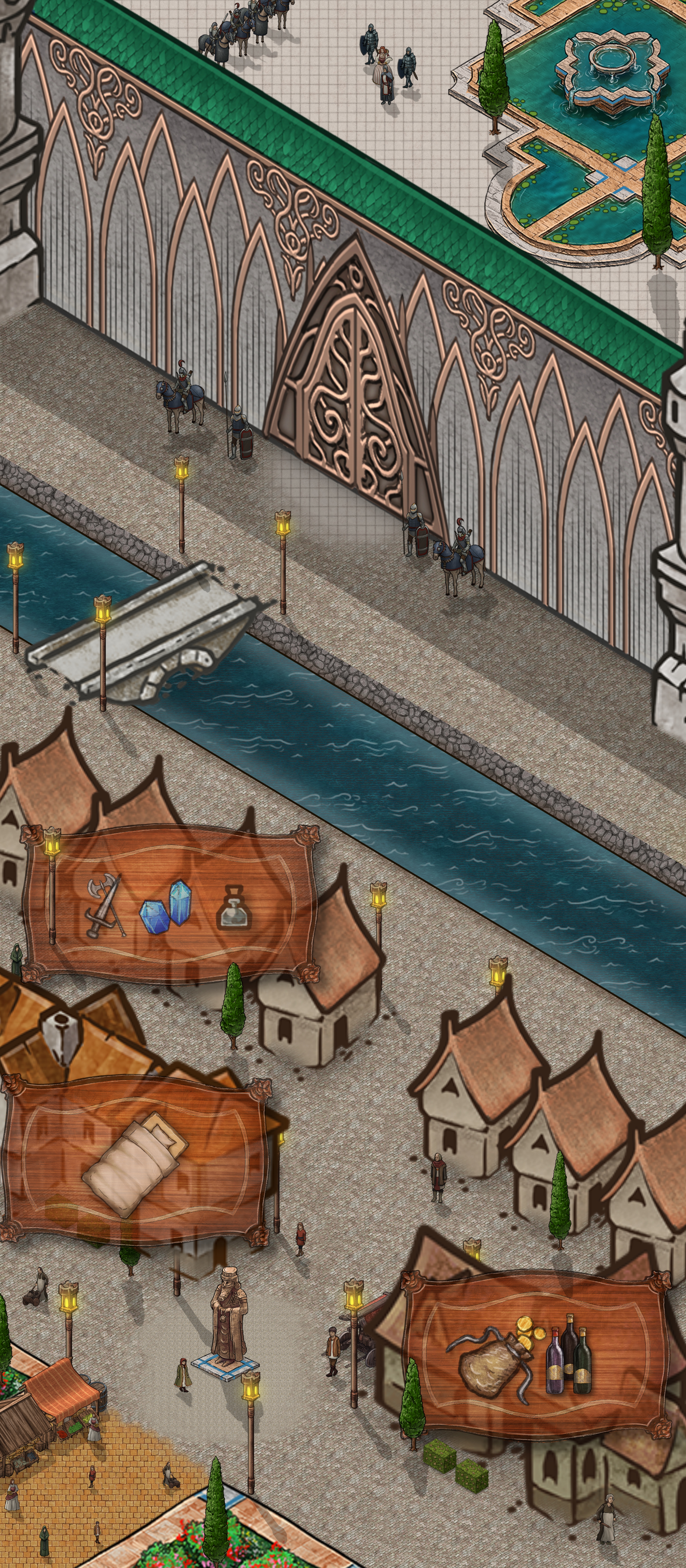 王都マップ / Kingdom Map